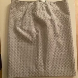Grey Textured Skirt